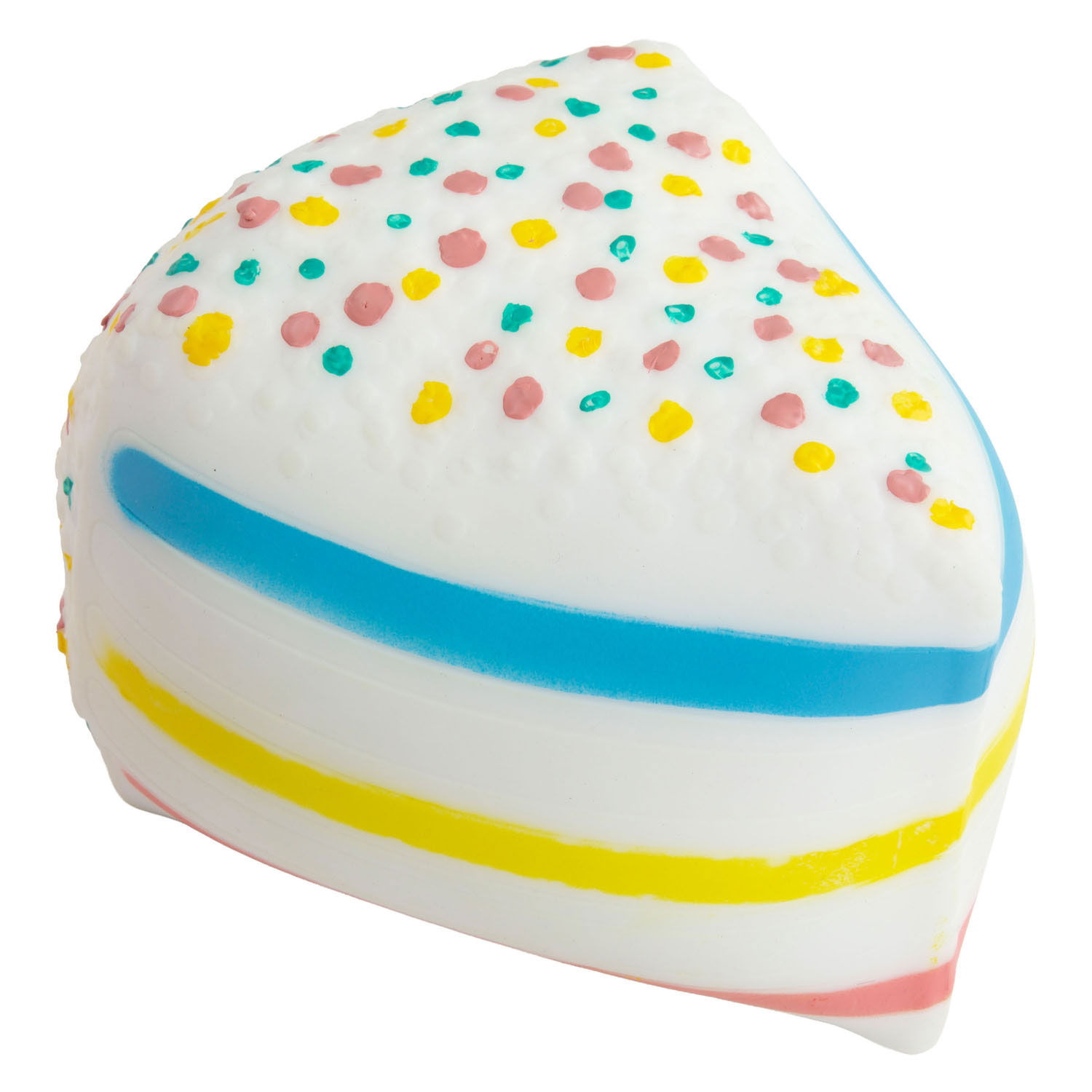 Tranche de gâteau Squishdough Party – Tranche de gâteau festive à presser