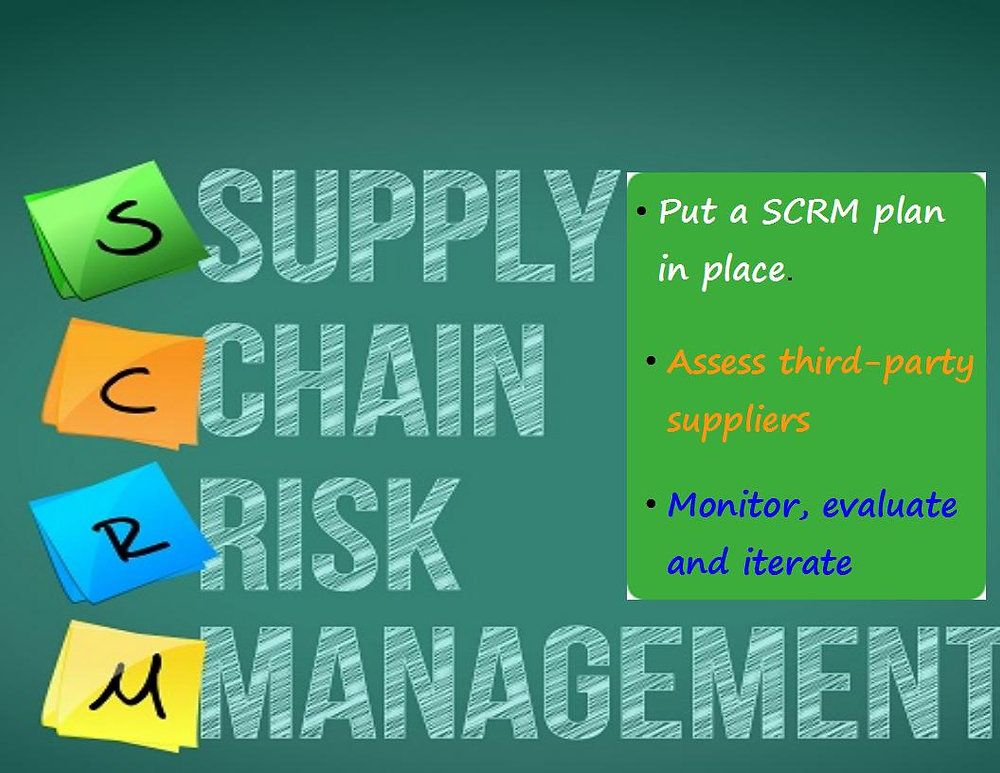 Scm Risk Management Supply Chain Risk Management (SCRM) Is Now A Government Contracting ...