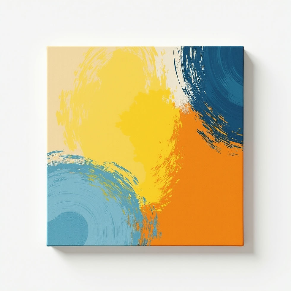 Abstract Joy Canvas