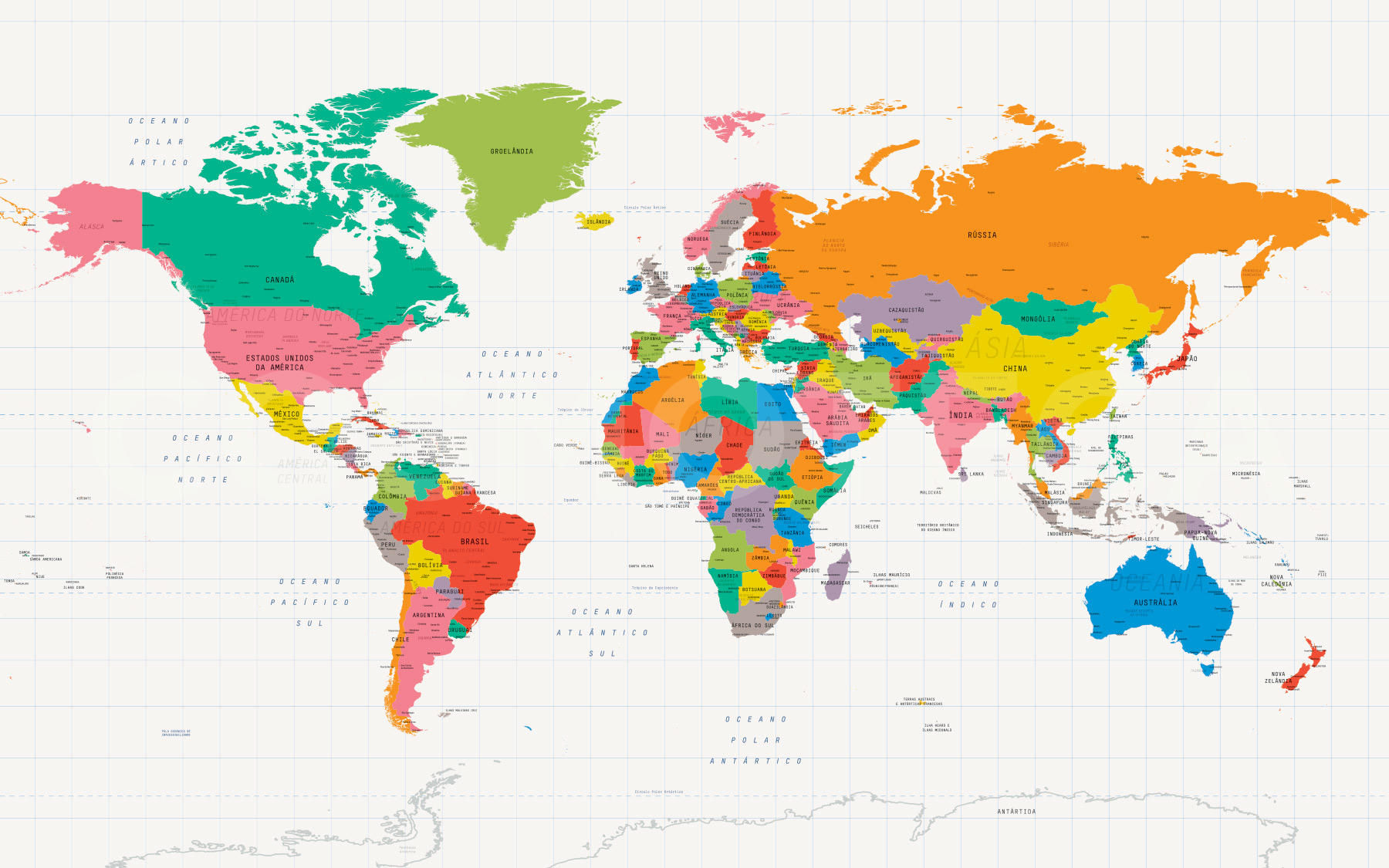 Mapa Colorido