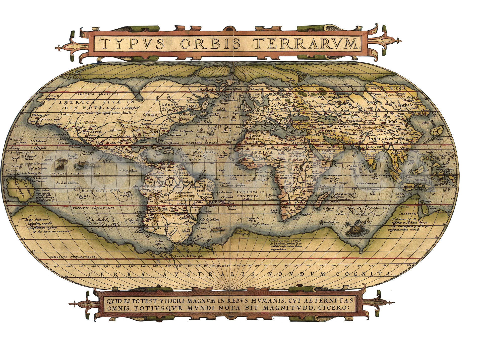 Mapa Ortelius