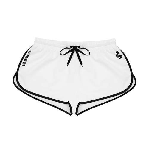 White Relaxed Shorts | SOCANOMICS