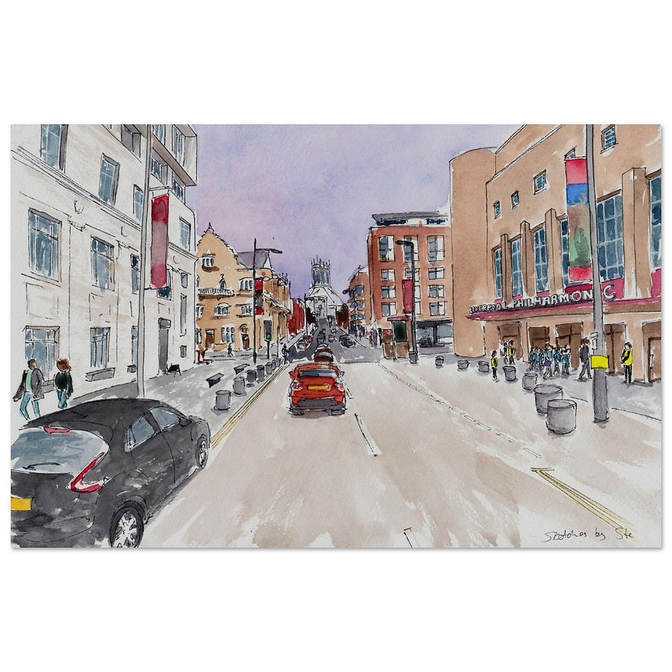 Thumbnail: Hope Street watercolor print