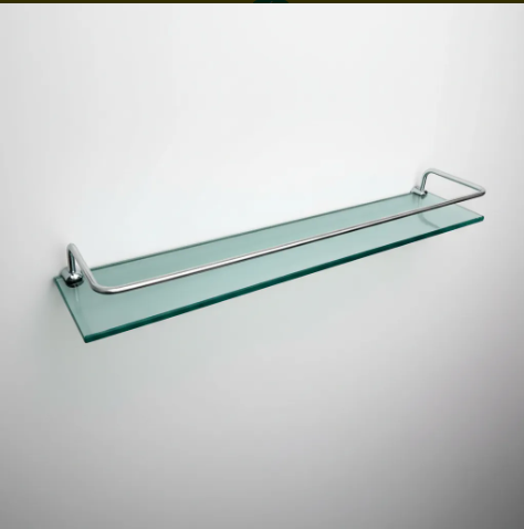 Miniatura: Prateleira Reta C/ Grade 40x10 Cm - 8mm - Verde