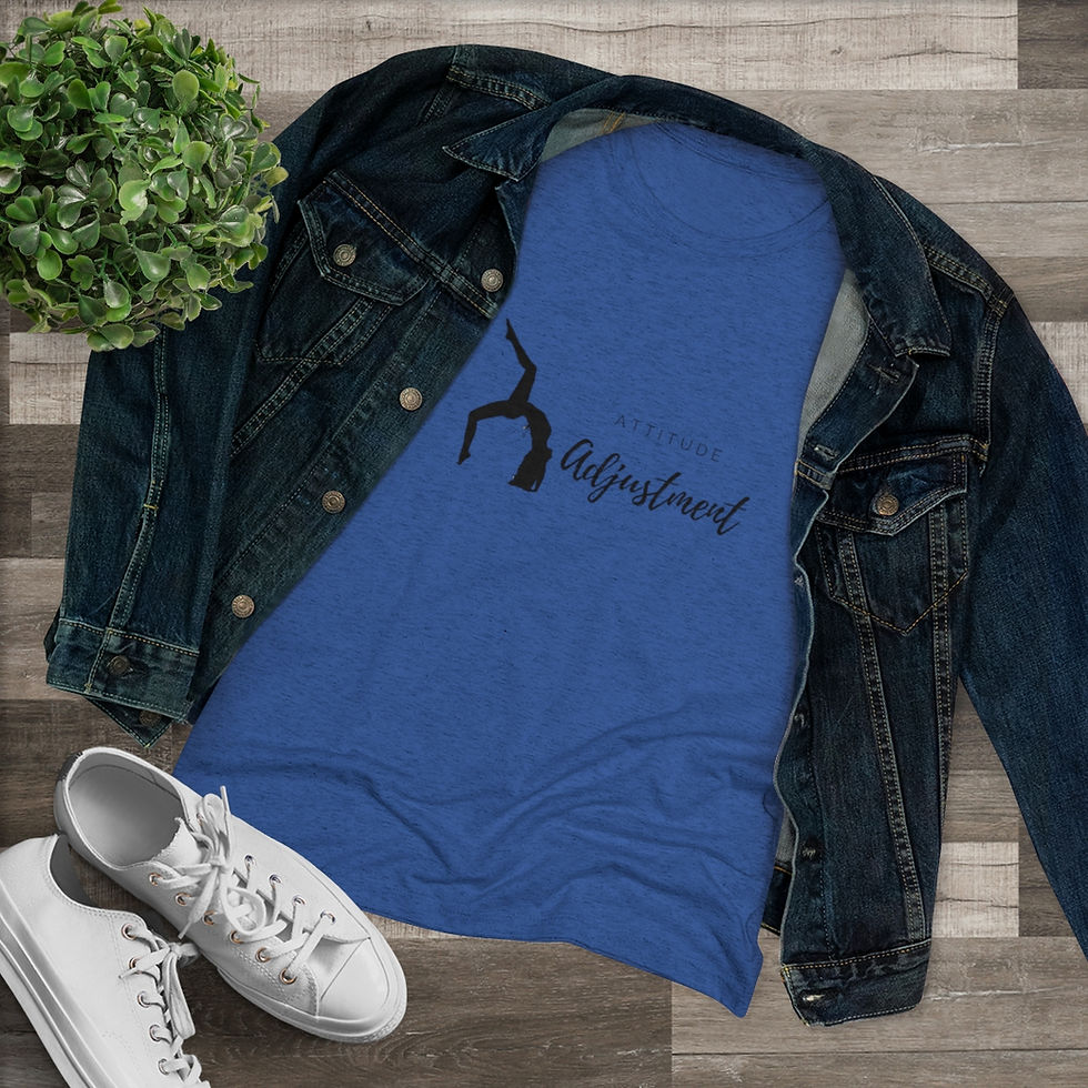 Thumbnail: ATTITUDE ADJUSTMENT  Women's Triblend Tee