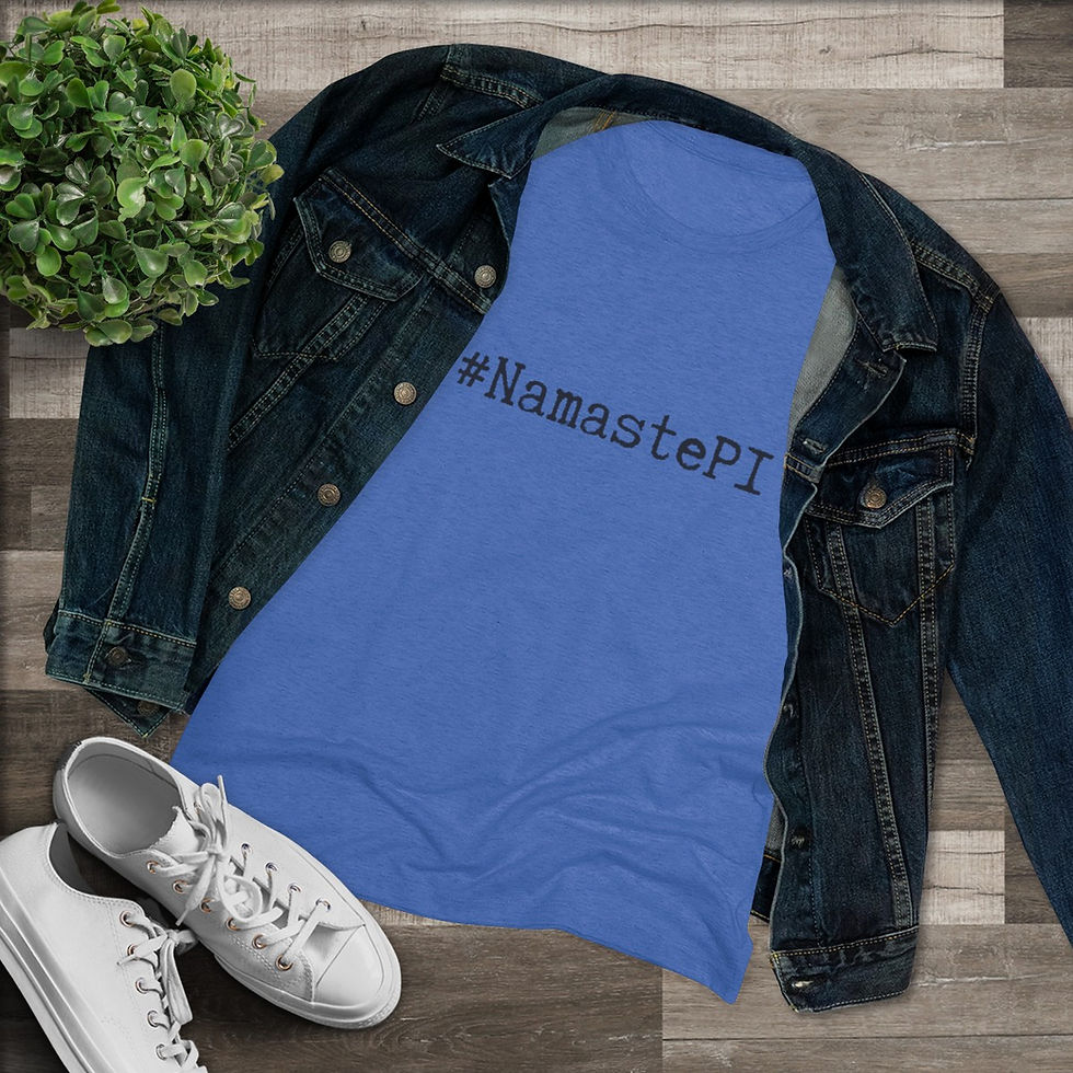 Thumbnail: #NamastePI Women's Triblend Tee