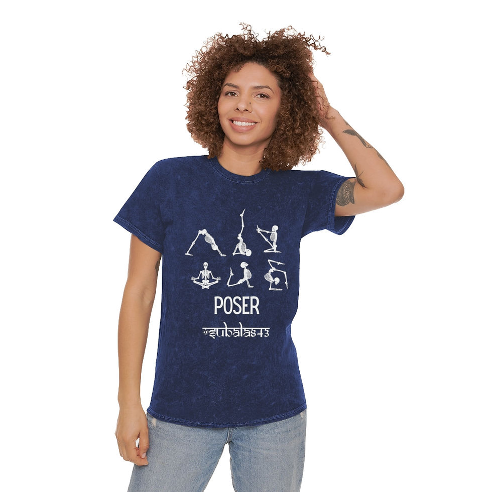 Thumbnail: POSER Unisex Mineral Wash T-Shirt