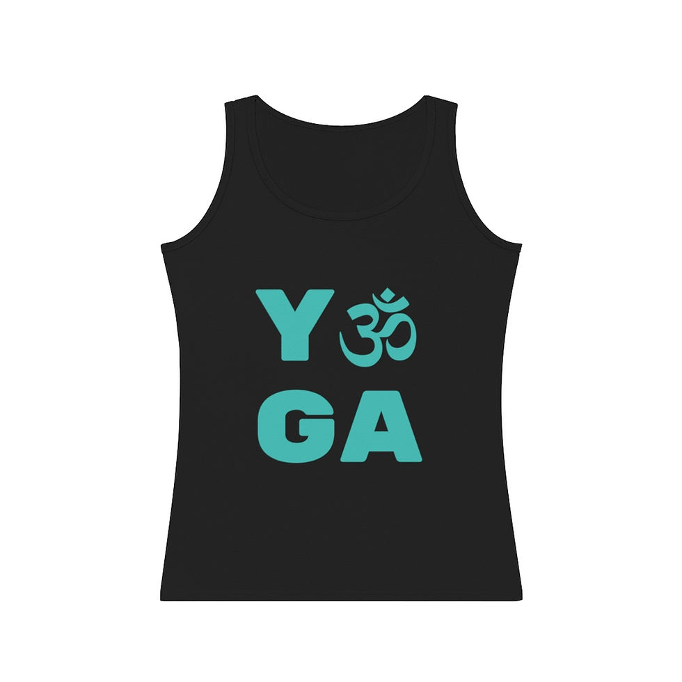 Thumbnail: Yoga with OM sign Women's Flowy Scoop Muscle Tank