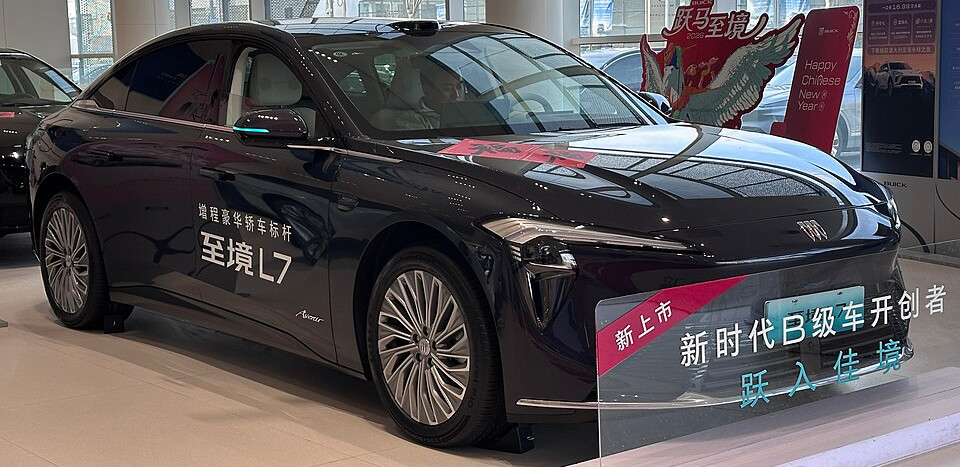 Buick Electra L7. Presentación en China durante el Año Nuevo Chino