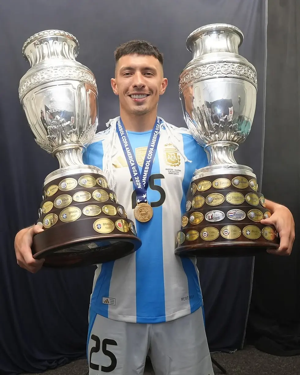 Top 25 Football Defenders in World Football (2025): The Definitive Power Ranking feat. Lisandro Martinez with Copa America trophy