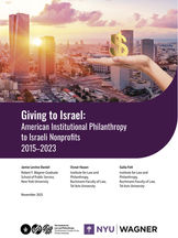 Giving to Israel: American Institutional Philanthropy to Israeli Nonprofits
