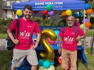 Cllr Duncan Pascoe, Town Mayor, and Cllr Abdul Bashar, Deputy Mayor, ready to take part in Walk Together 2025