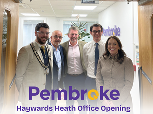 Town Mayor and Representatives of Pembroke Financial Services