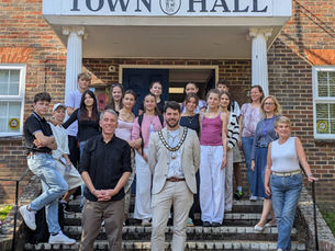 Mayor of Haywards Heath with the Traunstein Exchange Group