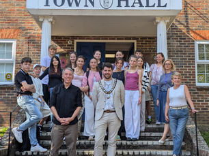 Mayor of Haywards Heath with the Traunstein Exchange Group