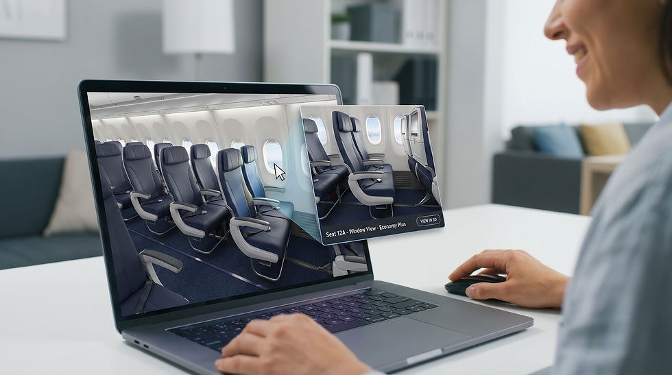 The Complete Guide to Airlines 3D Seat Maps, Virtual Cabin Tours and Interactive Seat Selection