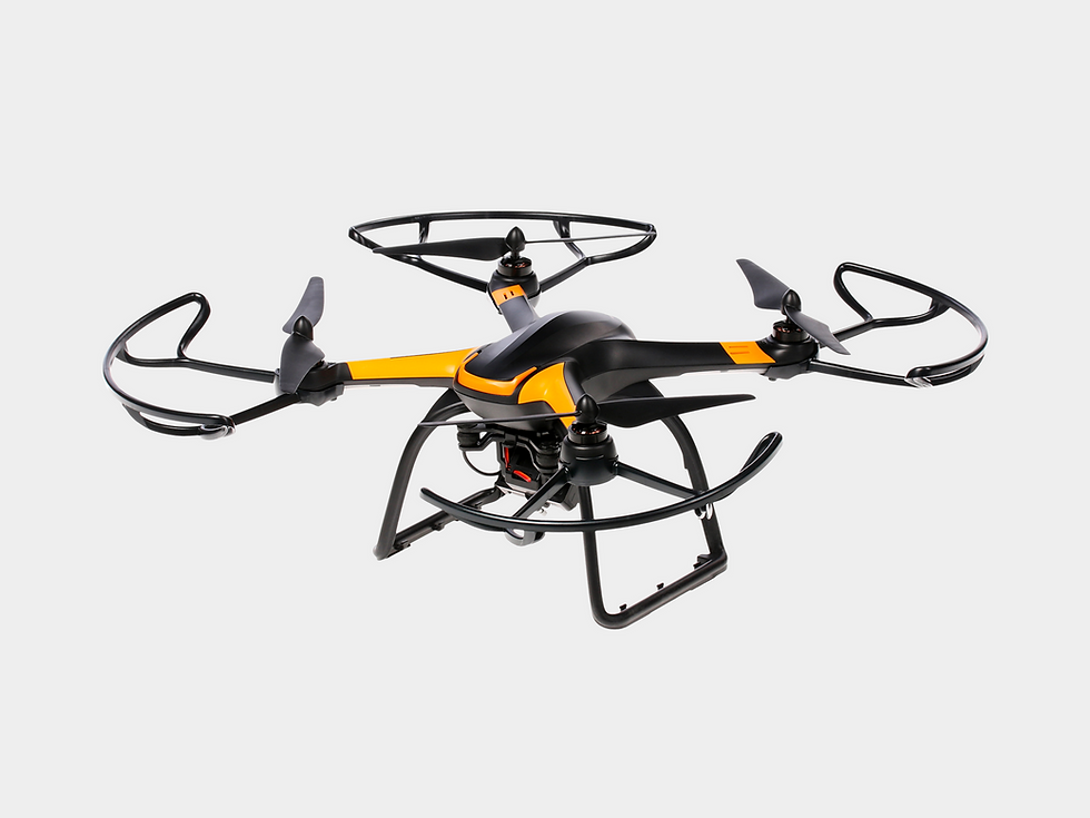 Black and Yellow Drone