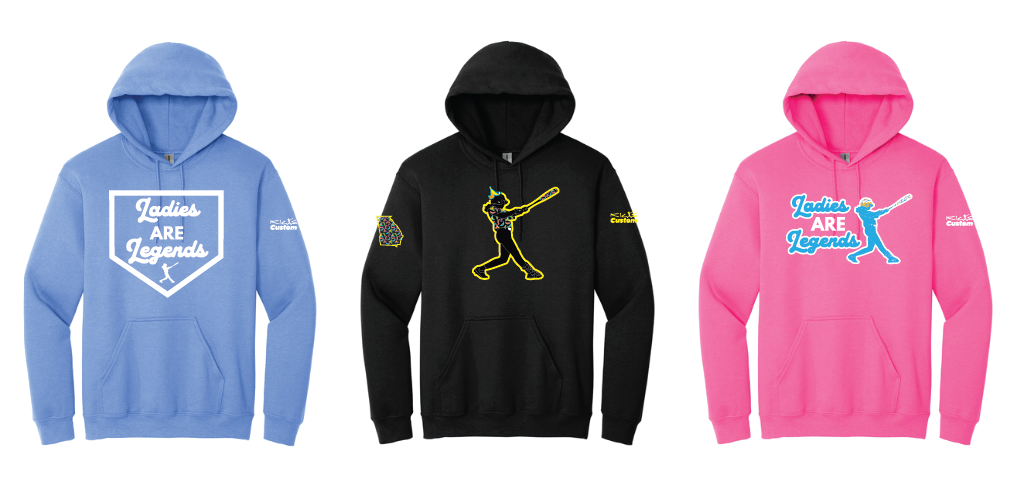 50/50 blend hooded sweatshirt