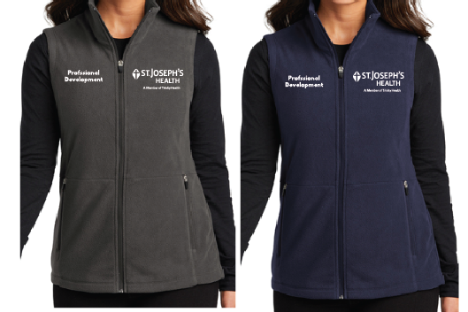 Microfleece full zip vest