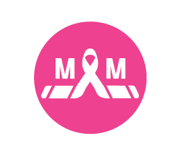 MM Pink circle decal