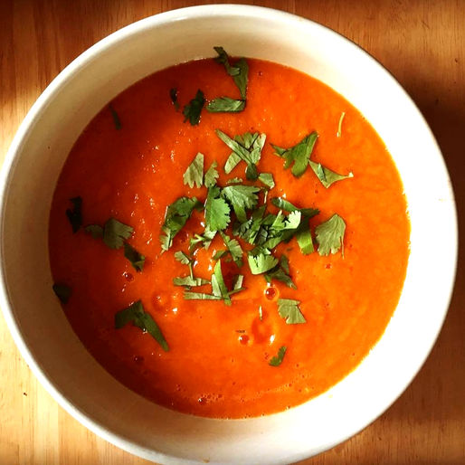 French Sweet Potato & Carrot Soup