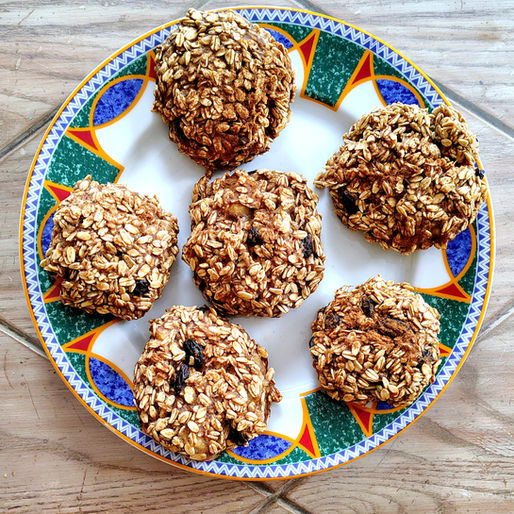 Breakfast Oatmeal Raisin Cookies