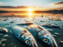 Майже 30 тонн мертвої риби зібрали на Чернігівщині з річок Сейм та Десна, - повідомляє Суспільне