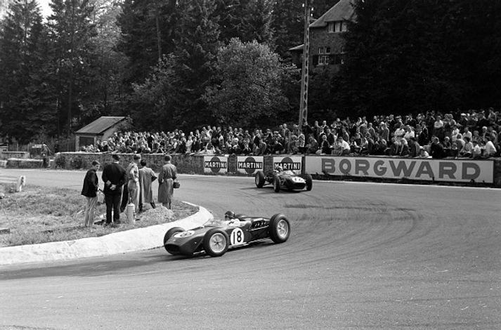 Jo Bonnier on track at the 1959 Dutch Grand Prix.