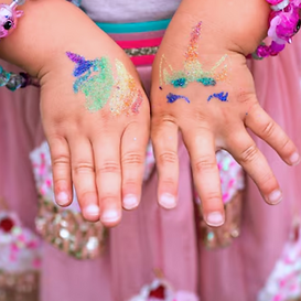 Unicorn Glitter Tattoo