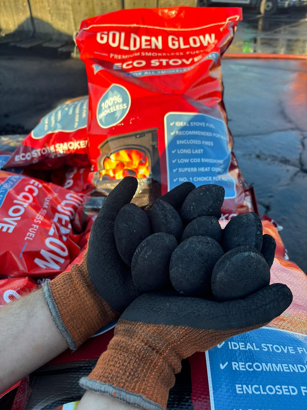 Thumbnail: 25 x 20kg - ECO Stove Smokeless Coal