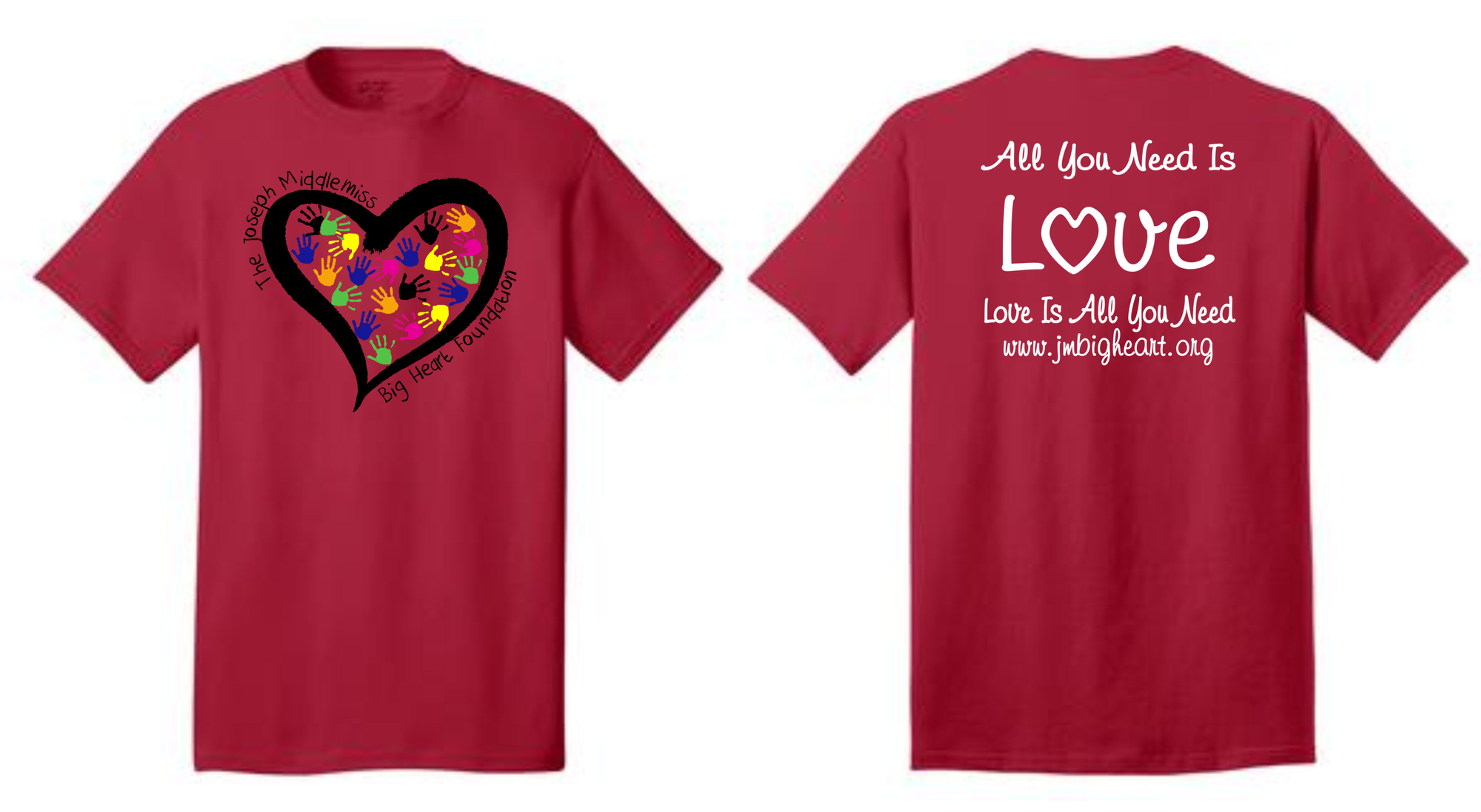 JMBHF Adult Red Short Sleeve Tees