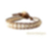 Pearl and Leather Bracelet from the Amore Designs Boho Bracelet Collection