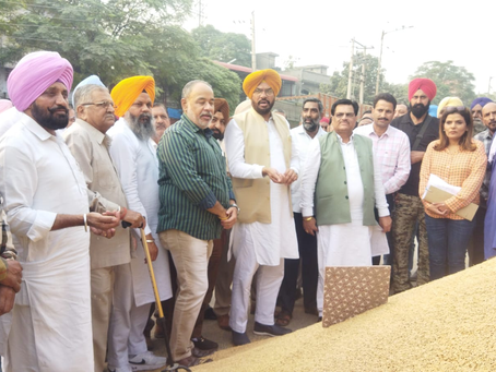 ਪੰਜਾਬ ਦੀਆਂ ਅਨਾਜ ਮੰਡੀਆਂ ਵਿੱਚ ਹੁਣ ਤੱਕ 1,12,46,266 ਮੀਟਰਕ ਟਨ ਝੋਨਾ ਦੀ ਆਮਦ-ਮੰਤਰੀ ਕੁਲਦੀਪ ਸਿੰਘ ਧਾਲੀਵਾਲ