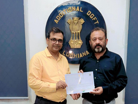 Paramount Impex Private Limited को मिला प्रतिष्ठित 'टू स्टार एक्सपोर्ट हाउस' सर्टिफिकेट