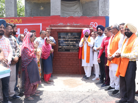 ਵਿਧਾਇਕ ਗਰੇਵਾਲ ਵੱਲੋਂ 35 ਲੱਖ ਦੇ ਵਿਕਾਸ ਕਾਰਜਾਂ ਦਾ ਉਦਘਾਟਨ