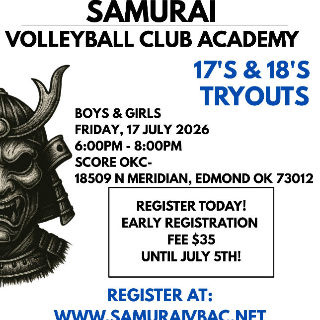 17s & 18s Boys & Girls Tryouts