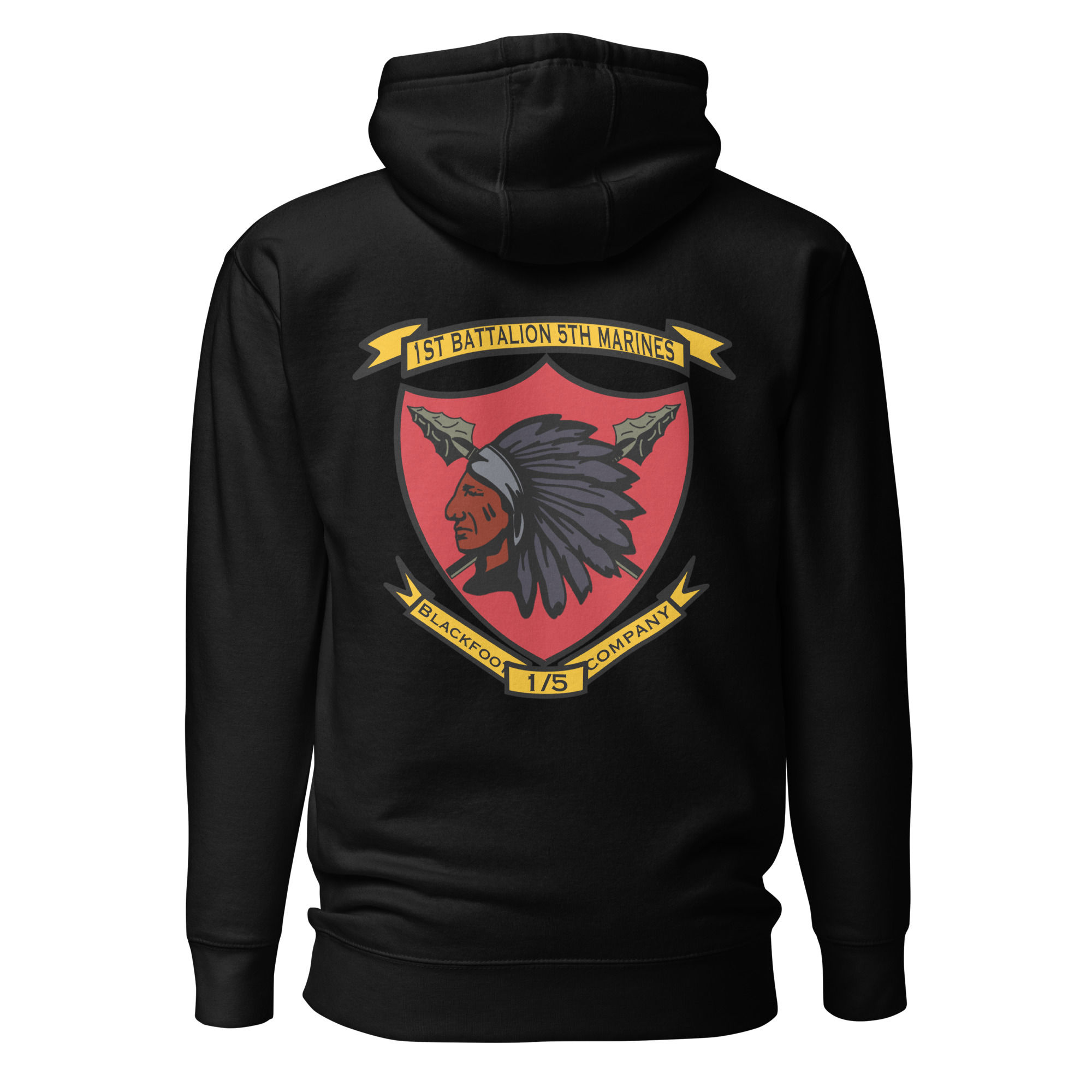 1st Battalion 5th Marines Bravo Unisex Hoodie