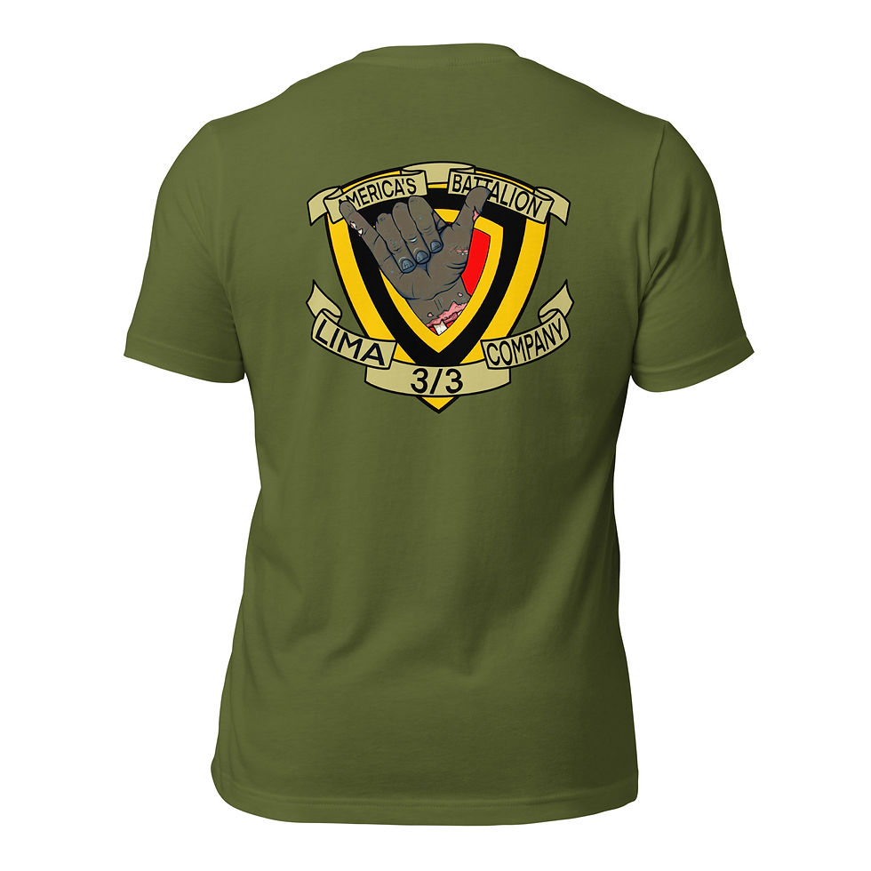 Thumbnail: 3rd Battalion 3rd Marines Lima Unisex t-shirt