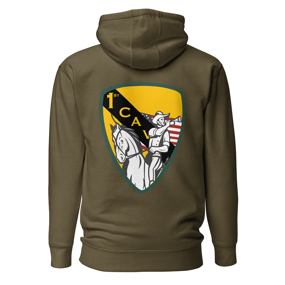 Thumbnail: 1st Cavalry Division Unisex Hoodie