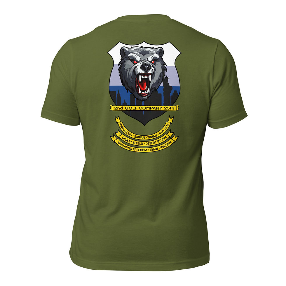 Thumbnail: 2nd Battalion 25th Marines Golf Unisex t-shirt