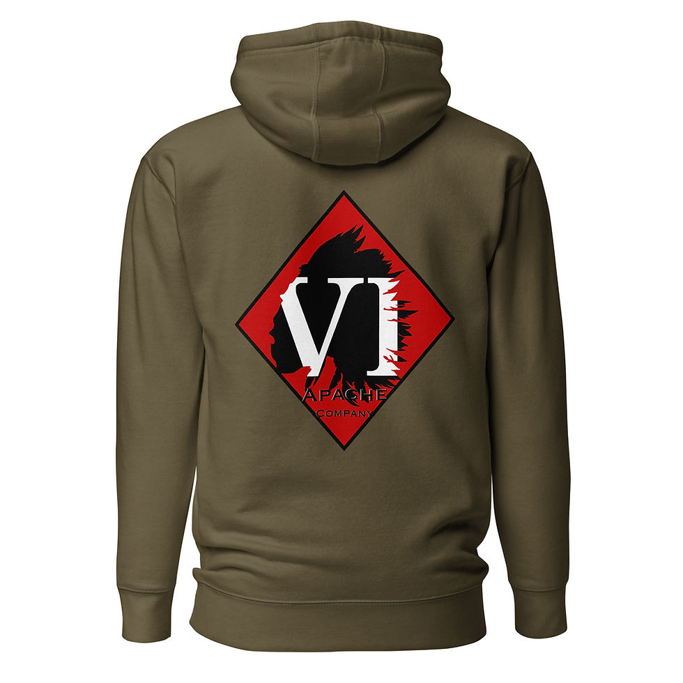 Thumbnail: 1st Battalion 6th Marines Alpha Unisex Hoodie