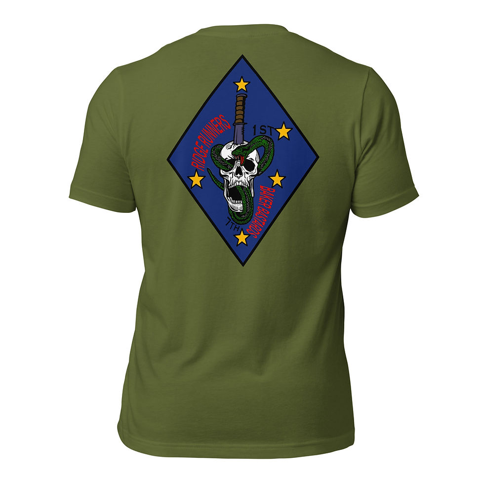 Thumbnail: 1st Battalion 7th Marines Bravo Unisex t-shirt