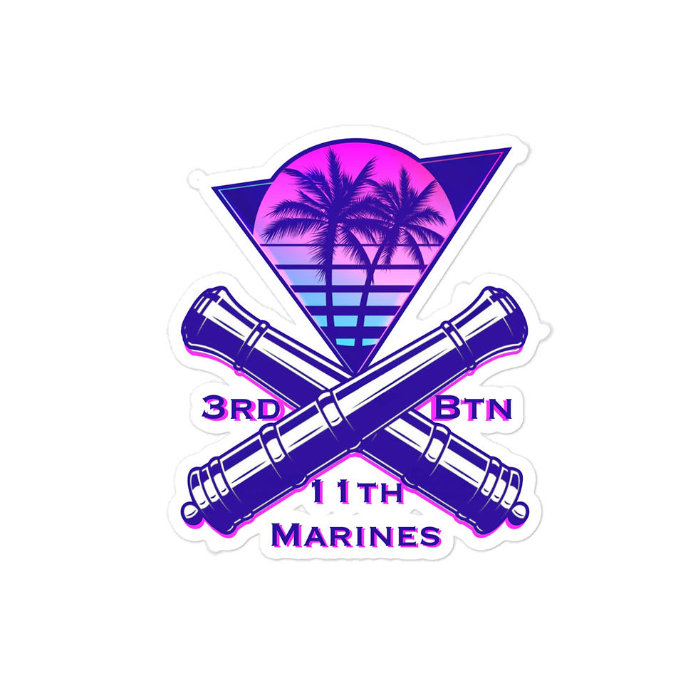 Thumbnail: 3rd Battalion 11th Marines Bubble-free stickers