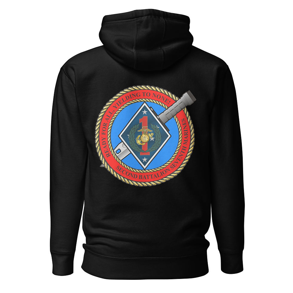 2nd Battalion 7th Marines Unisex Hoodie