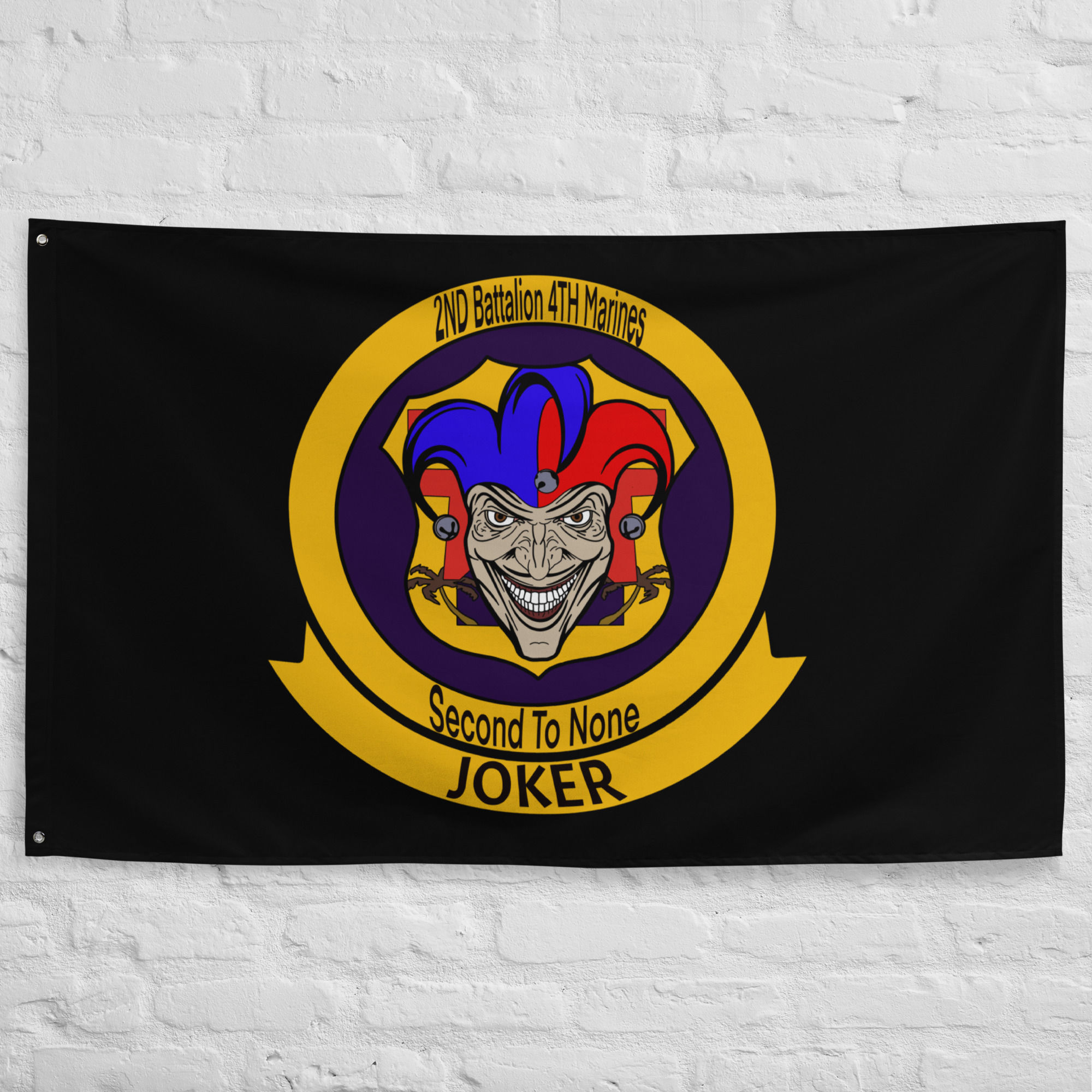 2nd Battalion 4th Marines Joker Flag