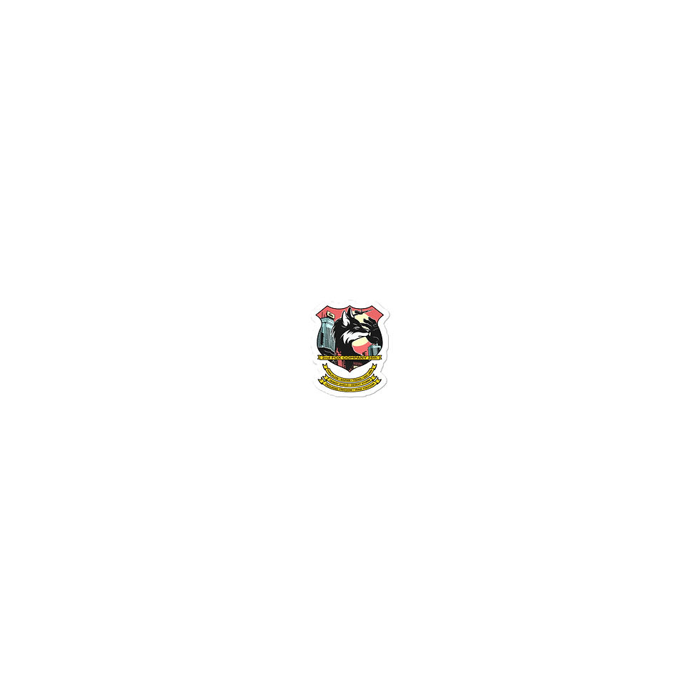 Thumbnail: 2nd Battalion 25th Marines Fox Bubble-free stickers