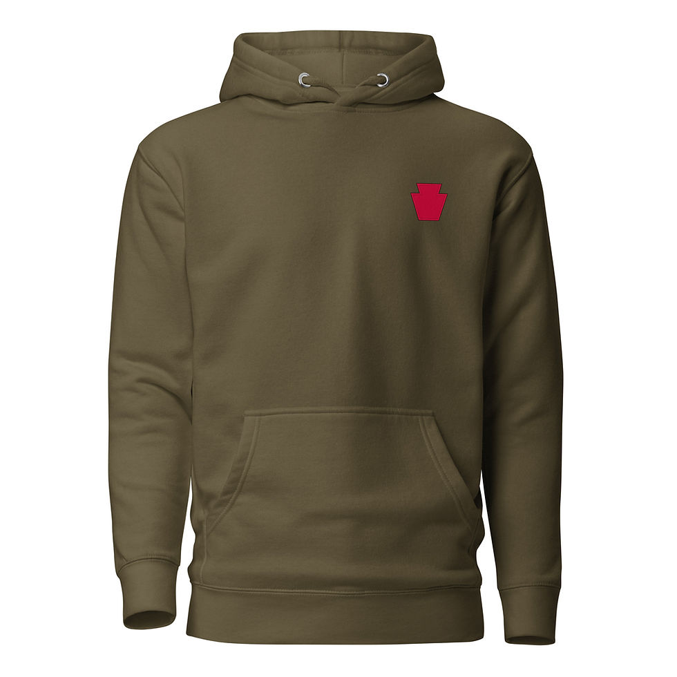 Thumbnail: 28th Infantry Division Keystone Unisex Hoodie