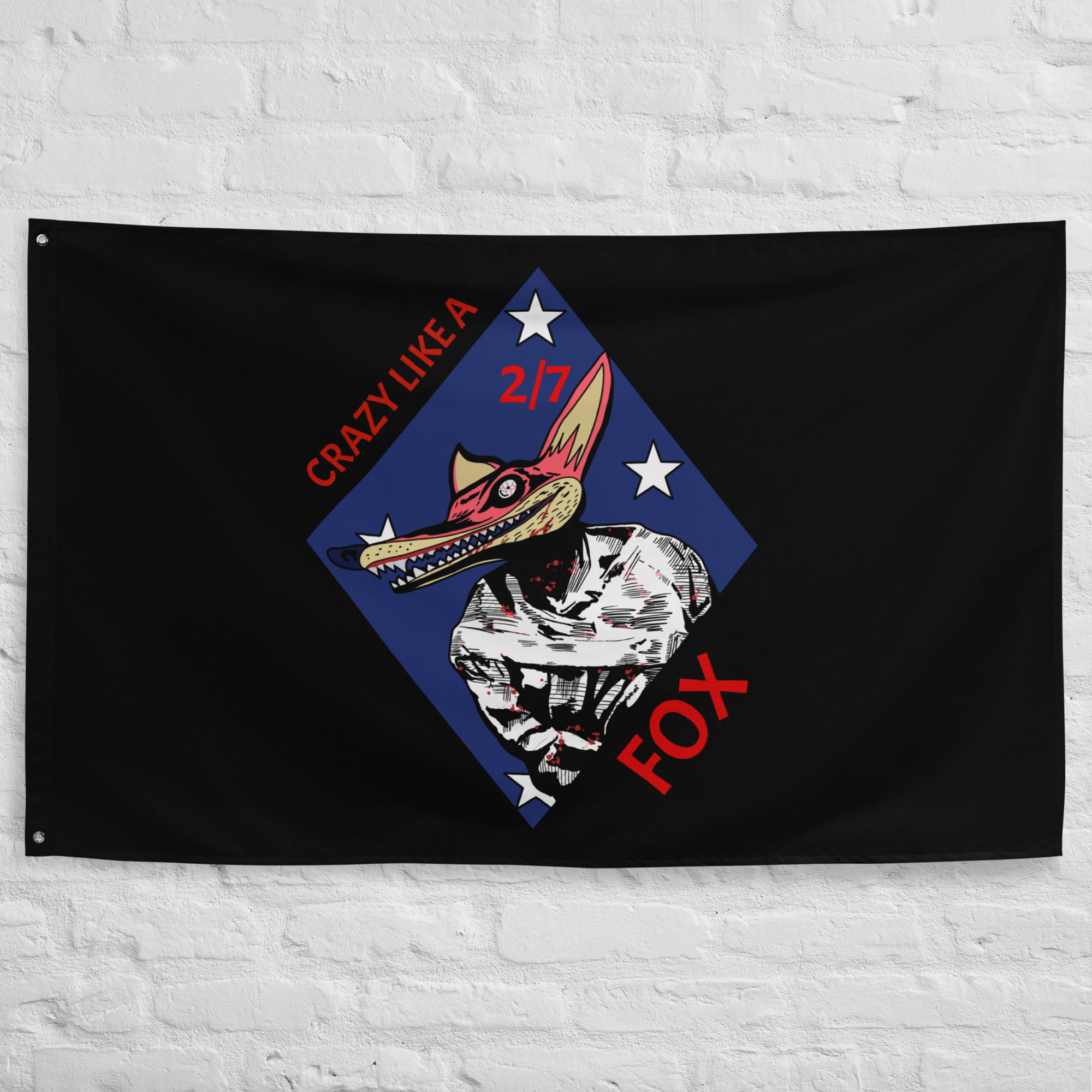 2nd Battalion 7th Marines Fox Flag