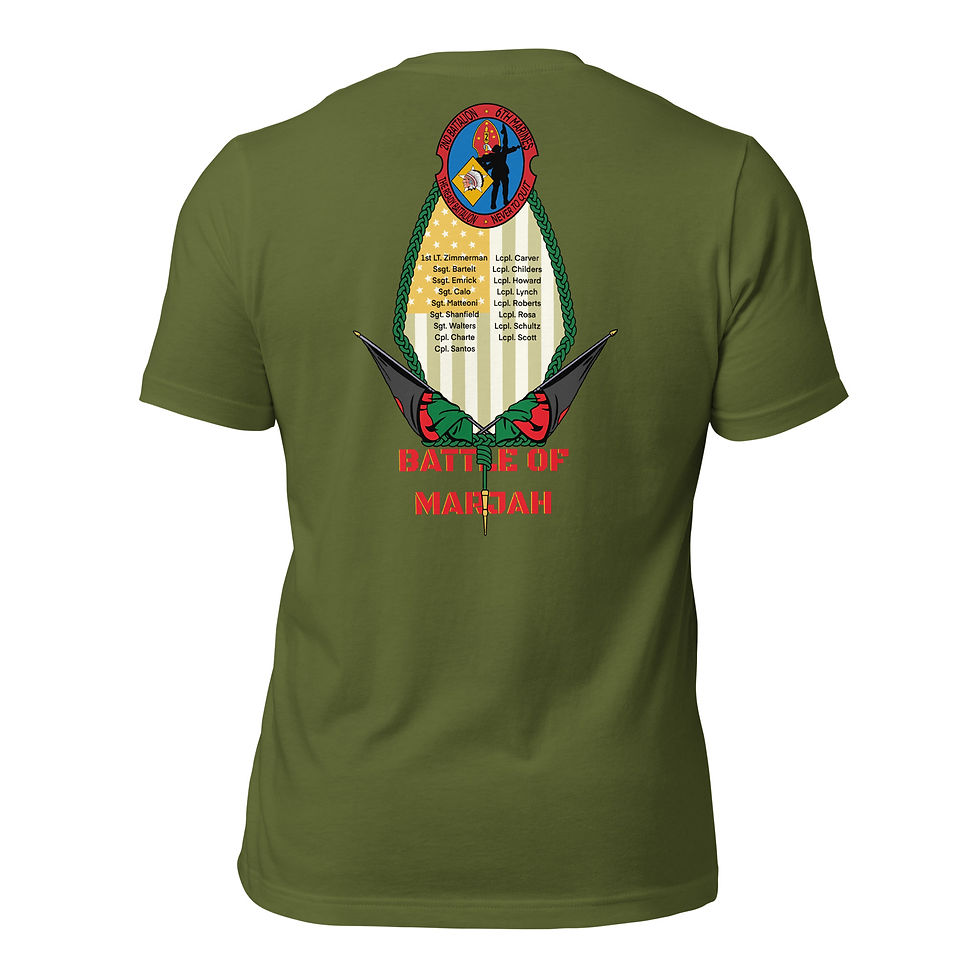 Thumbnail: 2nd Battalion 6th Marines Marjah KIA Unisex t-shirt