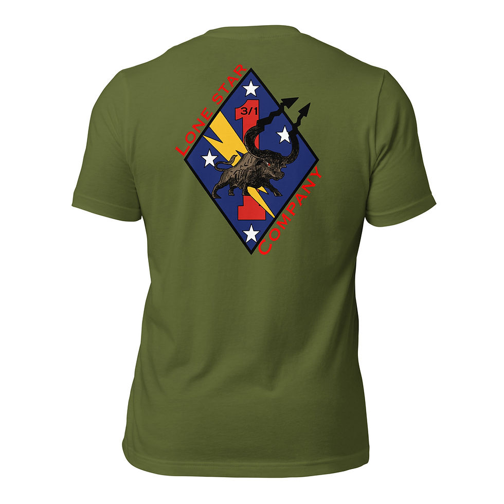 Thumbnail: 3rd Battalion 1st Marines Lone Star Unisex t-shirt